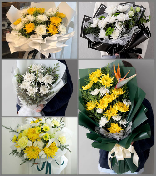 河南南阳邓州市文渠乡许营村白事花束代送